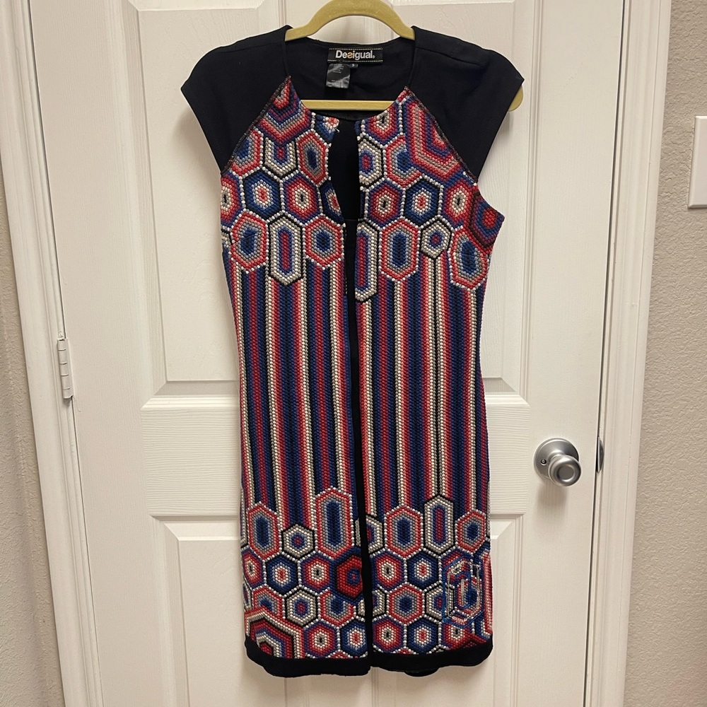 Desigual Geometric Shift Dress